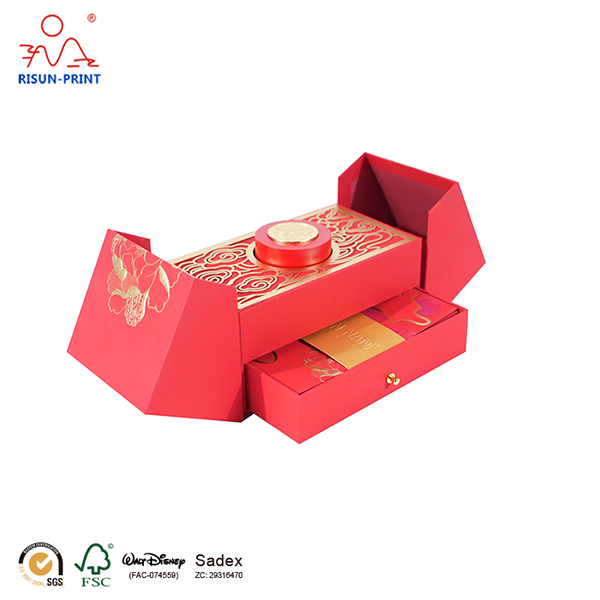 雙開門升降禮品盒